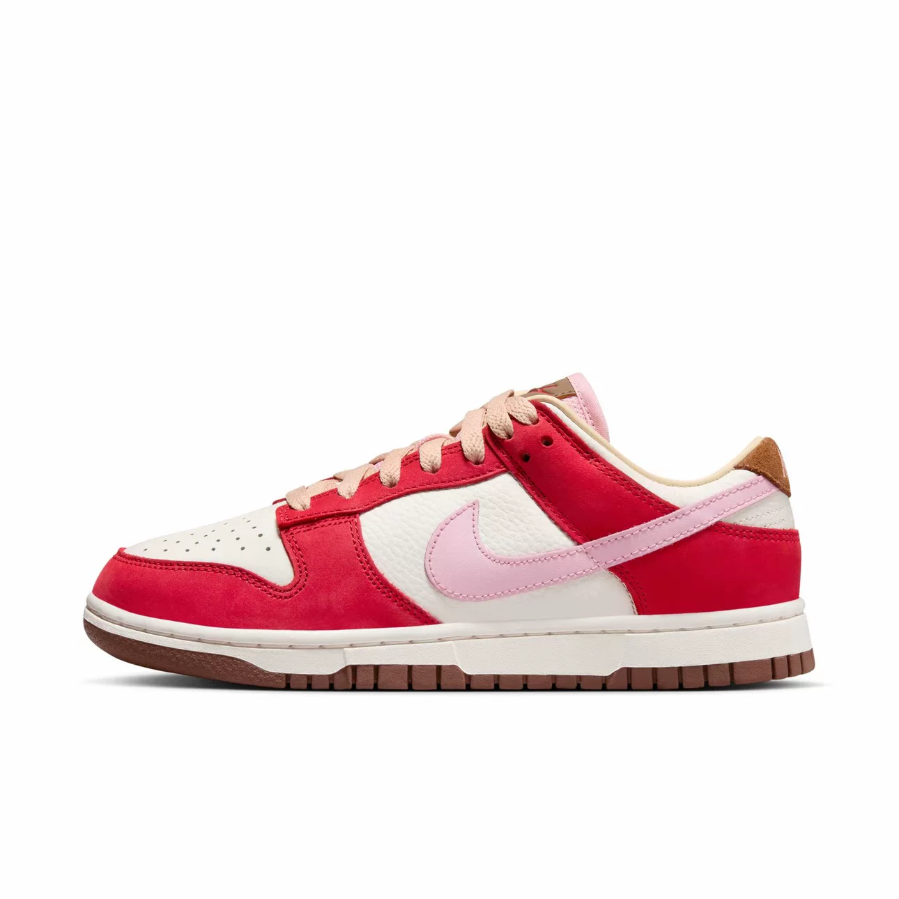 Nike Dunk Low W Sail and Sport Red FB7910-600